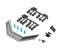 For Tamiya XV-01 FF04 1/10 RC Sway Bar Kit 3 Hardness Set | RC Car Accessories RC Car Parts Front Rear Anti-Roll Bar Sway Bar Kit Stabilizer Set 3 Hardnesses 54514