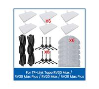 For Tapo RV30 Max/RV30 Max /RV20 Max/RV20 Max Replacement Part Brush Hepa Filter Mop Cloth