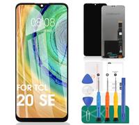 For TCL 20 SE LCD Screen For 20 SE Screen Replacement T671H LCD Display T671F Touch Digitizer Assembly T671O,T671E Repair Parts Kits(Black)