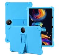 For TCL NXTPAPER 11 Plus 11.5 Case Silicone Cover Stand,(Light Blue) | Soft silicone material with a comfortable grip, providing shock absorption and daily protection from scratches and bumps