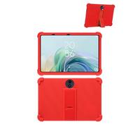 for TCL NXTPAPER 11 Plus Case 11.5 Inch, Soft Silicone Kids Friendly Tablet Cover with Adjustable Stand for Lenovo 11.5 Inch Tablet Case, Drop-Proof (Red)