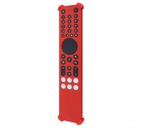 for tcl RC833A Remote Control Cover Silicone Protective Case Drop for proof Anti-Collision Skin Easy Install Washable Design Various Hues(Red)