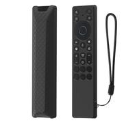 for TCL RC923A/RC813A Remote Control Protective Case Silicone Cover Glow in the dark Dust-proof Anti-drop (Black)