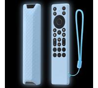 for TCL RC923A/RC813A Remote Control Protective Case Silicone Cover Glow in the dark Dust-proof Anti-drop (Luminous Green)