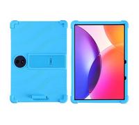 for TCL TAB A1 Plus Case 12.2 Inch Tablet with PC Kickstand, Soft Silicone, Washable, Thickened Corner Shockproof Case, Skyblue