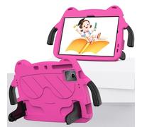 for TCL Tab NXTPAPER 11" (2023)/Tab 11" 9466x Kids Case,Lightweight EVA+PC Kid Friendly Shockproof Stand Protective Case, with Handle + Shoulder Strap(Rose Red)