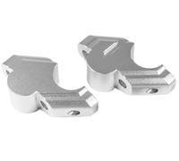 For Tenere 700 For TENERE 700 World Raid T 7 Rally Motorcycle Handlebar Risers Handlebar Clamp Extension Adapter Bar Risers Clamps(Silver)
