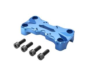 For Tenere 700 WR For For Rally Edition 2019 2020-2024 Handlebar Top Clamp W/GPS Navigator Mount Holes Risers(Blue)