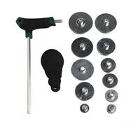 For Tenor Soprano Alto Saxophone Repair Tool Set for Sound Hole Leveling With Multiple Grinding Heads and Guide Plates for Skilled Sound Hole Dent Correction