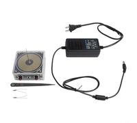 For Tesla For Mini Coil Speaker with High Voltage Sound Display Acrylic Build and Wireless Music Playback for Science Demonstrations(Gold US)