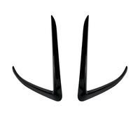 For Tesla For Model 3 2017-2023 Front Bumper Cover Wind Knife ABS Glossy Black Trim Blade Diffuser Spoiler Cover