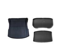 For Tesla For Model 3 2024-2026 Front Rear Trunk Mat Back Seat Backrest Protective Pads Cargo Liner Anti Dirty Accessorie(3pcs Trunk Mats)