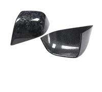 For Tesla For Model 3 Carbon Fiber Rearview Mirror Shell Cover Random Forging Light Matte Honeycomb Add On 2PCS Car Side Mirror Cover Caps(Forging)