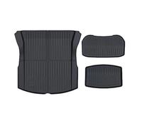 For Tesla For Model 3 For Highland 2024 Back Trunk Mat Carpet Waterproof Weather-resistant Pads Up And Down Layer Mats Trunk Protector Pad Liner(Trunk Mat 3in1 Set)