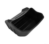 For Tesla For Model 3 Rear Seat Storage Box with Air Vent Garbage Can for Center Console Use to Store Keys, Glasses, and Cables (Black)