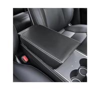 For Tesla For Model 3 Y 2017-2023 Car Armrest Box Cover Central Control Decoration Interior Accessories WEFOLCC(Black)