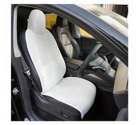 For Tesla For Model 3 Y Breathable 3D Ice Silk Car Seat Cover Summer Cooling Pad Cushion White Interior Accessories Car Seat Covers(1 Seat White color)