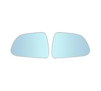 For Tesla For Model 3 Y X S 1Pair 800R Wide-Angle Large Vision Rearview Mirror Heating Anti Dazzle Reversing Side Mirror Glass(3 Blue)