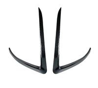 For Tesla For Model For X 2015 2016 2017 2018 2029 2020 Front Bumper Spoiler Splitter Air Vent Fog Lamp Grille ABS Trim Tuning(FIBER look)