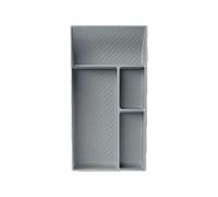 For Tesla For Model For Y 2025 Center Console Lower Layer Storage Box Organizer Tidying Tray Car DIY(Grey 1pc)