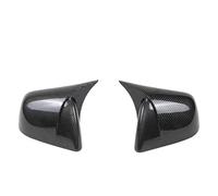 For Tesla For Model For Y 3 Exterior Rearview Side Housing Shell Carbon Fiber Pattern Gloss Black Side Door Mirror Cover Auto Rearview Mirror Housing(M3 Carbon)