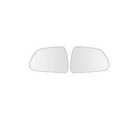 For Tesla For Model For Y 3 Wide-Angle Car Large Vision Rearview Mirror Heating Replacement Anti Glare Dazzle Reversing Glass Lens Car Rearview Heated Mirror Glass(A 3 White)