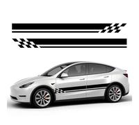 For Tesla, for Model Y 2017-2024 Car Door Side Decal Kit PVC Stickers Waterproof Vinyl Film Auto Decoration Exterior Car Accessories