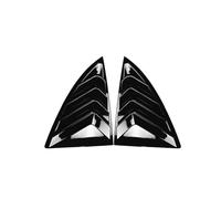 For Tesla For Model Y 2019 2020 2021 2022 2023 2024 2PCS Rear Window Side Spoiler Shutter Cover Louver Rear Window Canard Canards(Black)