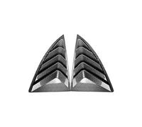 For Tesla For Model Y 2019 2020 2021 2022 2023 2024 Rear Window Spoiler Shutter Cover 2PCS Side Window Louver Cover Rear Window Canard Canards(Carbon)