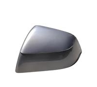 For Tesla For Model Y 2019-2026 For Juniper Side External Rearview Mirror Carbon Pattern Cover Lower Caps Bottom Shell Door Mirror Covers Caps(MY Quicksilver Left)