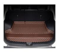 For Tesla For Model Y 2021-2023 Leather Trunk Mats Fully Surrounded Waterproof Non-Slip Liner Floor Mat Full Coverage Boot Protector(CoffeeB)