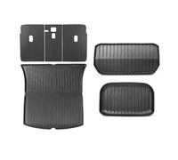 For Tesla For Model Y 2021-2024 Rear Seat Backrest Protective Pad Trunk Mat Anti-Kick Car Interior Accessories(Style 7)