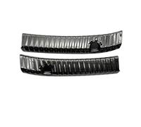 For Tesla For Model Y 2022 2023 Car Trunk Sill Guards Rear Bumper Guards Protector Anti-scratch Cover(Black)