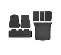 For Tesla for model Y 2025 2026 Floor Mats Trunk Liner | All Weather, TPE, Waterproof, Anti-slip, raised for edge, easy clean(7pcs,Right-hand drive)
