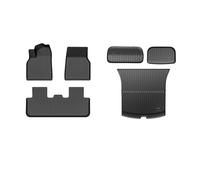 For Tesla For Model Y For Launch 2025+ For Juniper 2025+ Floor Mats & Cargo Liner All Weather Trunk Mats Floor Car Mats(Single117-6 PCS)