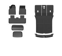 For Tesla For Model Y For Launch 2025+ For Juniper 2025+ Floor Mats & Cargo Liner All Weather Trunk Mats Floor Car Mats(Single114-7 PCS)