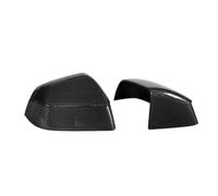 For Tesla For Model Y For Launch 2025+ For Juniper 2025 Side Door Rearview Mirror Cover Matte Real Carbon Fiber Rear View Mirrors Cover(Bright carbon fiber)