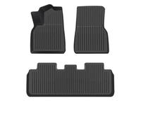 For Tesla For Model Y Launch 2025+ For Juniper TPE Floor Mats All Weather Trunk Mats Floor Liner Seat Backrest Mats Car Floor Mats(Floor Mats,Left Hand Drive)