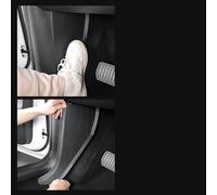 for Tesla Model Y 20-24 TPE Pedal Side Anti Kick Inside Corner Pads Cover Trim 2PCS (Model Y（Before March 2024）)