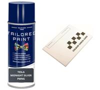 For Tesla Model Y Midnight Silver Pearl/Steel Grey Metallic PMNG Aerosol Spray Paint Stone Chip Scratch Repair (Touch Up)