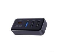 for tesla Model Y USB Hub for Glove Box for media Player for | 4-port splitter, -and-play, for dashcam support, sentry mode viewer, compact flush-fit design