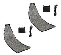 For Textilene Swing Chair Replacement Cloth with Pattern, Hanging Garden Seat Base Fabric for Outdoor Patio Chair Repair, For Long Lasting Mesh Cover 64x197x23CM(2pcs with pockets)