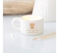 For The Angel Who Watches Over Me Tealight Holder Ceramic Keepsake