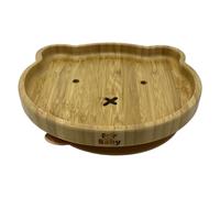 For the Baby Bear Suction Plate, Natural Bamboo, 5 Colours (Mint Blue)