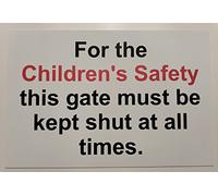 for The Children’s Safety This gate is Locked During School Hours. Please use The Main Entrance Sign - 1.2mm Rigid Plastic 400mm x 300mm