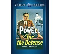 For the Defense DVD (1930) - William Powell, Kay Francis, John Cromwell
