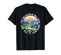 for The Earth is The Lord's Religious Bible Verse God Jesus T-Shirt
