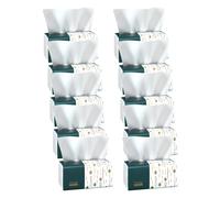 For The Face - Soft Napkins - 4 for School, Strong Absorbent Fazoletti, Delicate Paper Tissues for Face Nose Kitchen Bathroom Home Car Travel Classroom Dormit