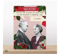 For The Last 30 Years All You've Done Is Find Mistakes In Anything I say... - Funny Retro Valentine's Card