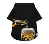 For The Love of Beer Cute Pet T-Shirts Dog Shirt Clothes Funny Beach Pullover Cat Sweatshirt For Small Pets XL